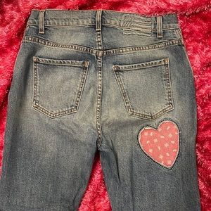 Revice jeans with bandana print heart ❤️ size 31 ❤️